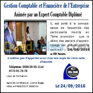 Formation sous forme d'ateliers