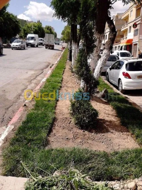 Amenagement des espaces verts 
