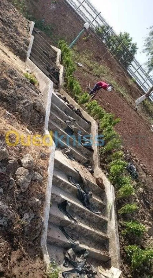 Amenagement des espaces verts 