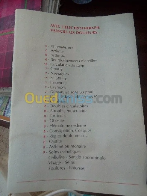 2 VALISES D'ELECTROTHERAPIE