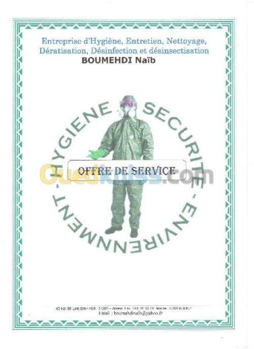 Dératisation desinfection desinsectisa