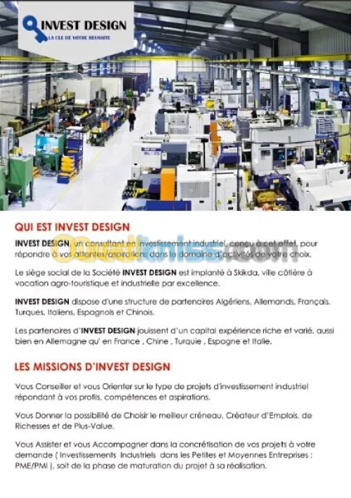 Industrial investment advisor algeria