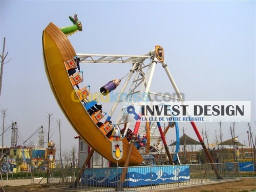 Vente matériel et équipements pour parc d'attraction et Aqua parc