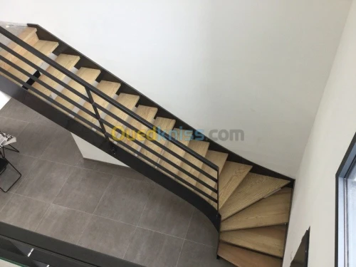 conception & fabrication des escaliers