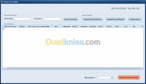 Developpement application
