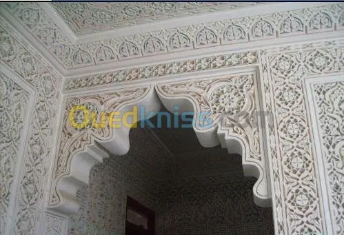 traveau de plâtre décoration