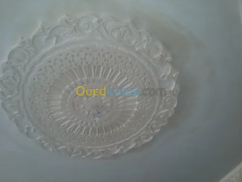 traveau de plâtre décoration