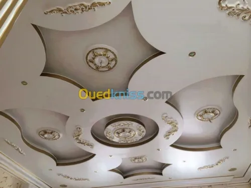 traveau de plâtre décoration
