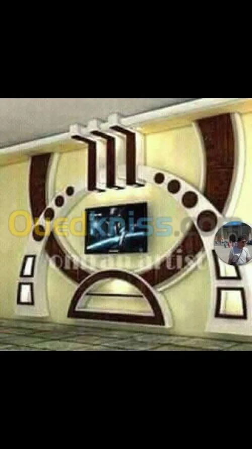 traveau de plâtre décoration