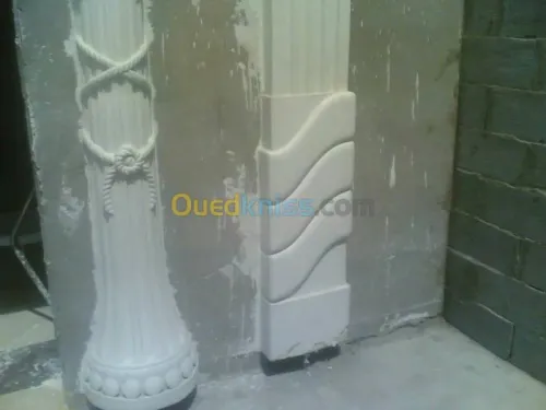 traveau de plâtre décoration
