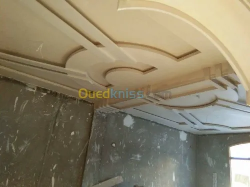 traveau de plâtre décoration