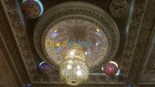 traveau de plâtre décoration