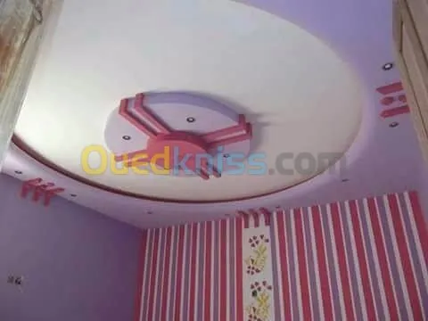 traveau de plâtre décoration
