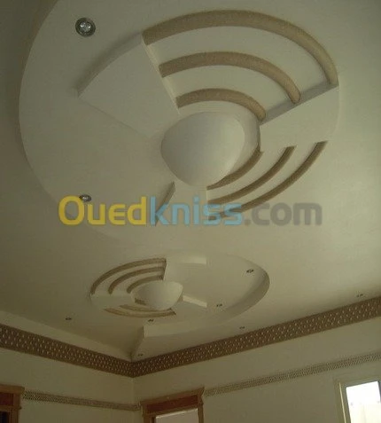 traveau de plâtre décoration