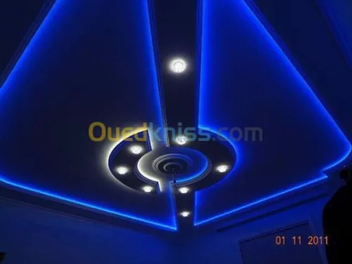 traveau de plâtre décoration
