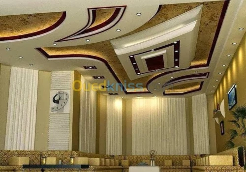 traveau de plâtre décoration