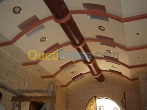 traveau de plâtre décoration