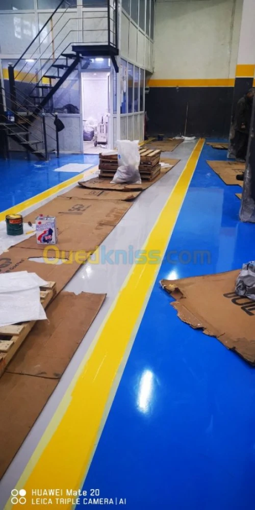 Revetment epoxy sol industriel 