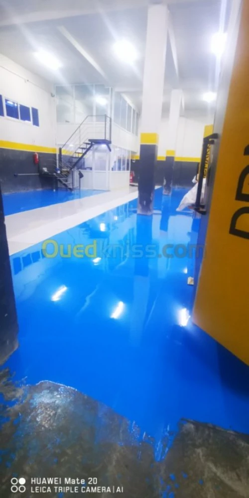 Revetment epoxy sol industriel 