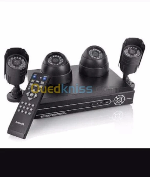 Installation caméra surveillance parab