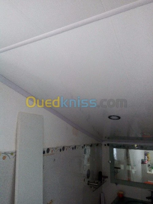 Montage faux plafond pvc 