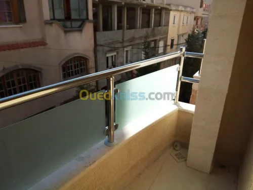 Ramps d'escalier et Gard courp inox