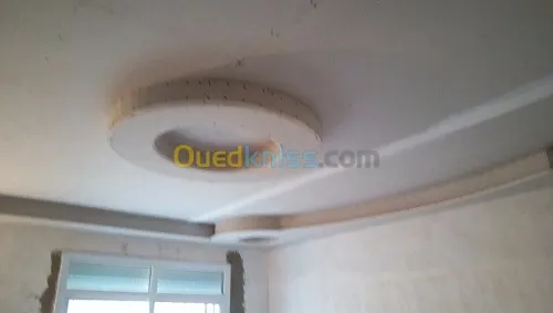 placoplatre(BA13), peinture décorative