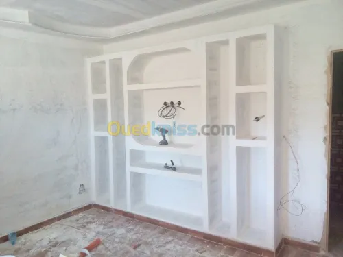 placoplatre(BA13), peinture décorative