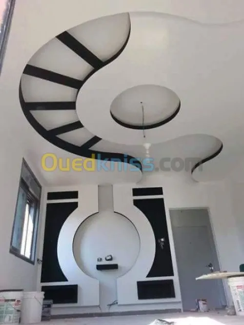 placoplatre(BA13), peinture décorative