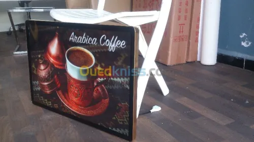 Menu tableau lumineux