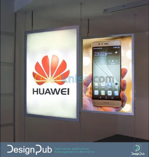 Menu tableau lumineux