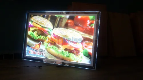 Menu tableau lumineux