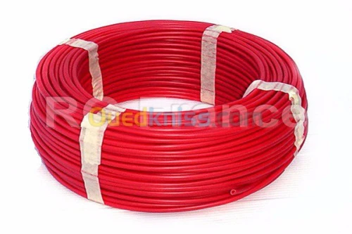 cable detecteur incendie rouge 9/10. 