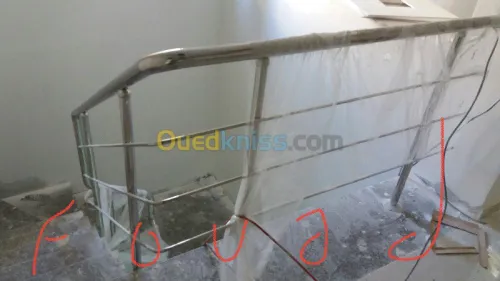 menuiserie aluminium et verre trempé 