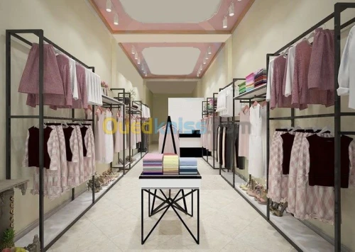 Agencement magasin vêtement Alger 