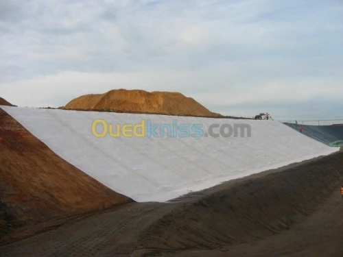 Fourniture et pose  géotextile 