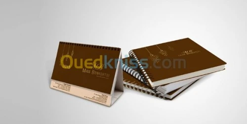 bloc note et agenda personalisé 
