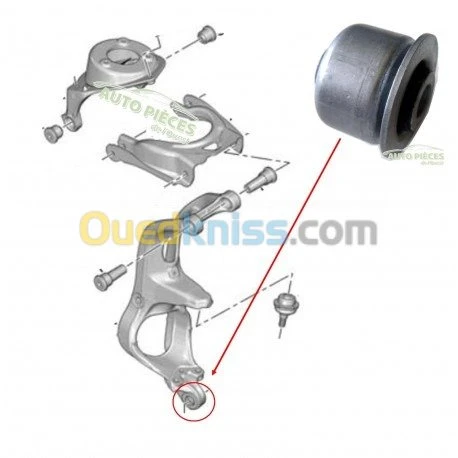 Silent bloc av 407 C5 inférieur 