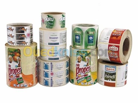 Impression etiquette adhésive