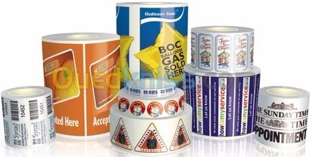 Impression etiquette adhésive