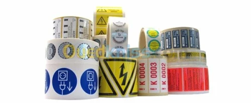 Impression etiquette adhésive