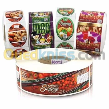 Impression etiquette adhésive