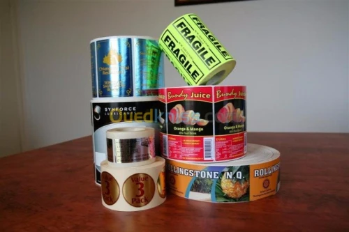 Impression etiquette adhésive