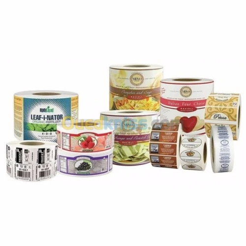 Impression etiquette adhésive