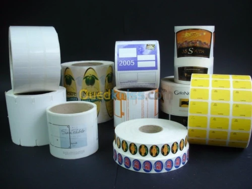 Impression etiquette adhésive