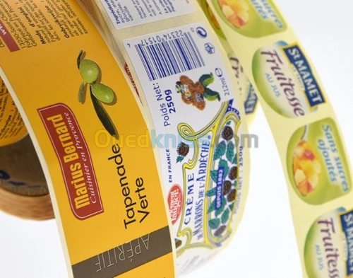 Impression etiquette adhésive