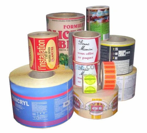 Impression etiquette adhésive