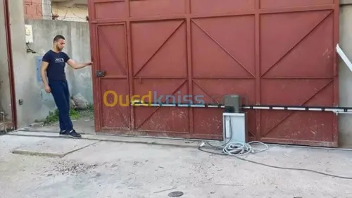 réalisation Rideaux électriques et portails 