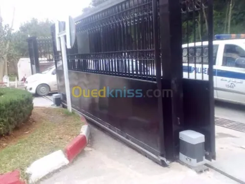 réalisation Rideaux électriques et portails 