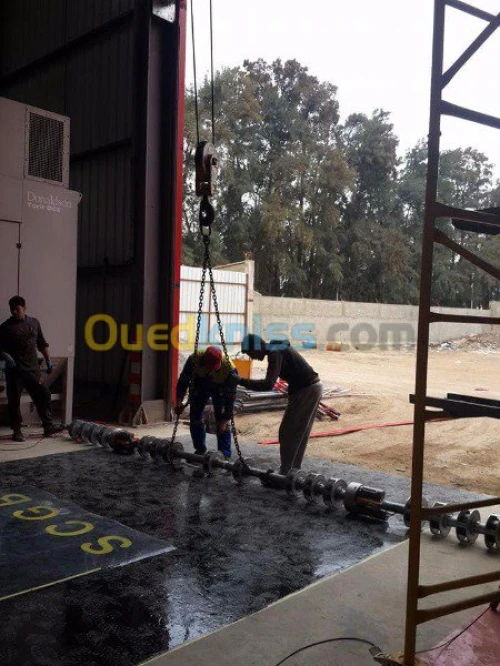 réalisation Rideaux électriques et portails 